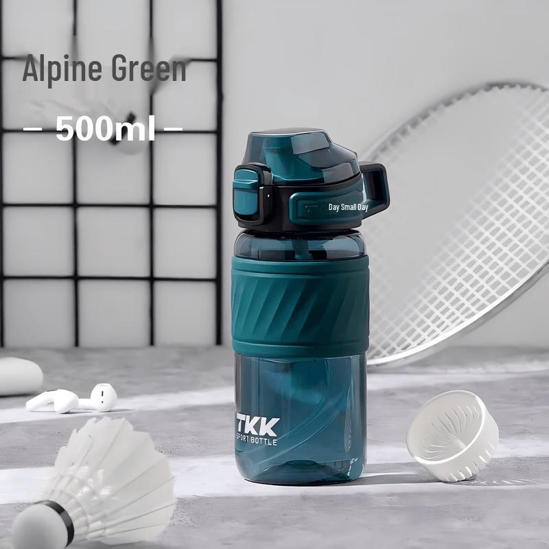 Портативная спортивная бутылка для воды TKK с откидной крышкой