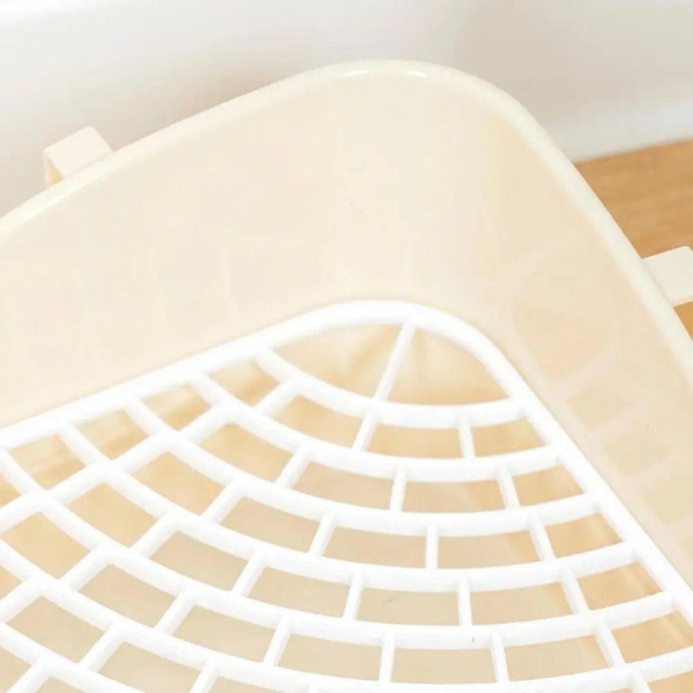 Треугольный лоток для кроликов Средний Туалет для домашних животных Горшок Хорек Лоток для туалета Хорек Хомяк