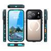 Для iPhone 17/17 Air/17 Pro/17 Pro Max Водонепроницаемый чехол для телефона IP68 360 Полная защита экрана Чехол для подводной съемки iPhone Противоударный чехол