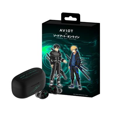 Беспроводные наушники AVIOT Sword Art Online Collaboration Более 170 типов специальных голосов Особый дизайн Гибридное шумоподавление До 60 часов воспроизведения