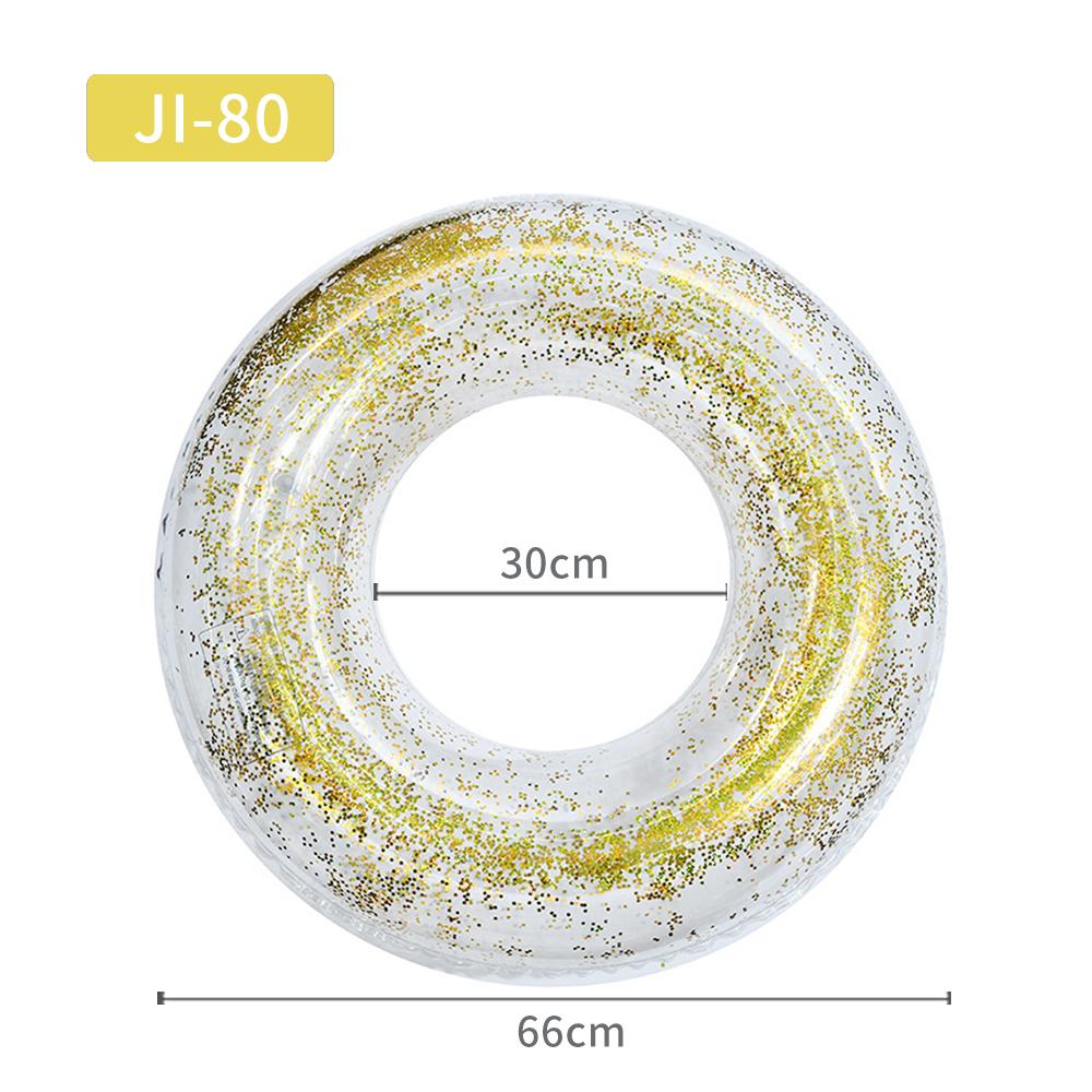 Прозрачный блестящий бассейн, кольцо для плавания, надувная трубка для взрослых и детей, гигантский поплавок для мальчиков и девочек, водная забавная игрушка, круги для плавания