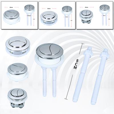 1 шт. со стержнями, ремонтная кнопка смыва для унитаза, универсальные аксессуары двойного типа с круглой головкой для ванной комнаты