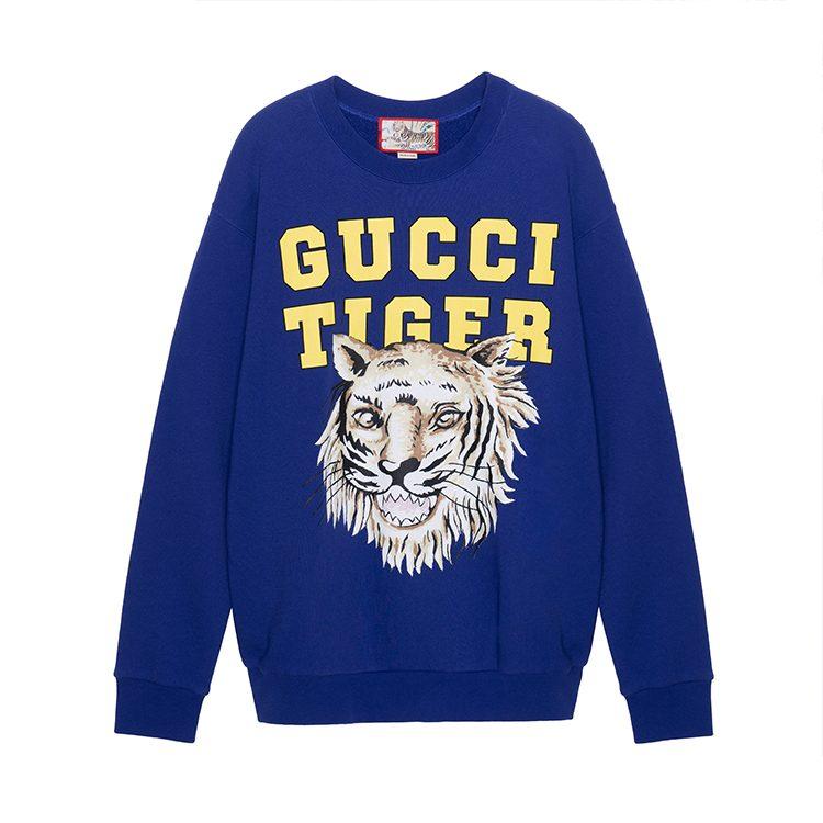 Gucci Свитшот мужской SS22 Синий 623245-XJD3T-4622