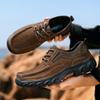 Mens Casual Hiking Shoes Leather Soft Bottom Walking Shoes for Men Luxury Comfortable Driving Shoes Plus Size 38-46