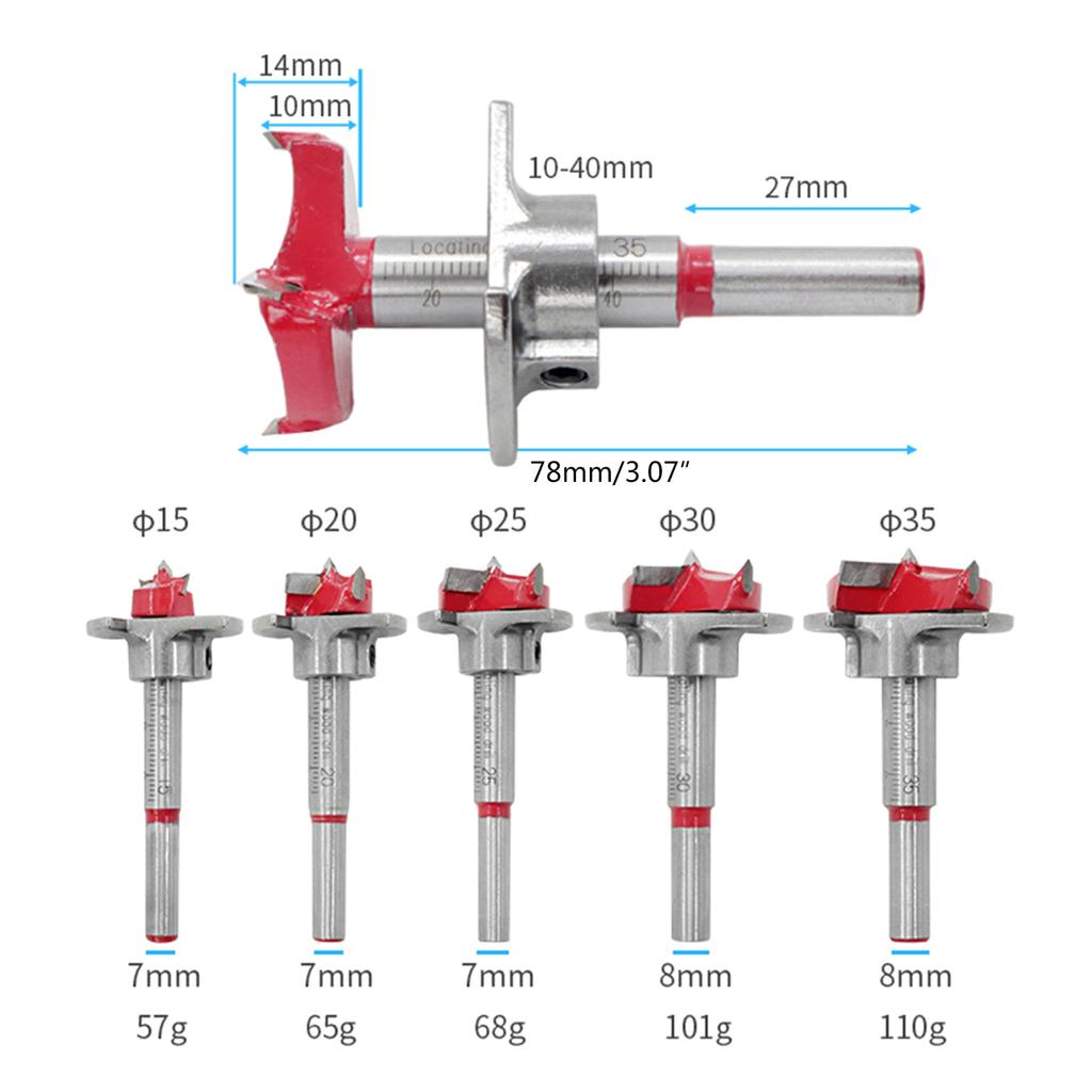 Сверло 35 мм, регулируемое позиционирование, сверло по дереву, твердосплавные сверла, открыватель отверстий для петель, сверлильный инструмент, прочный