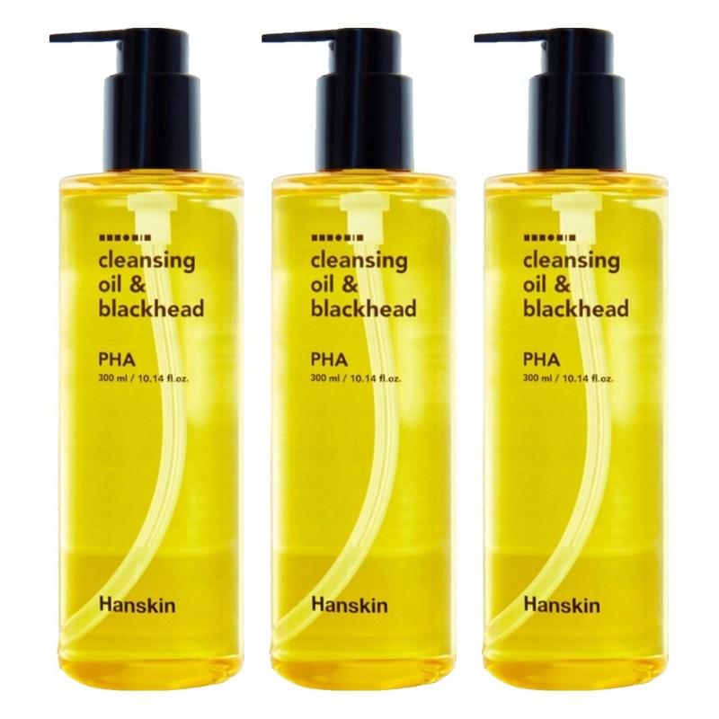 Hanskin Cleansing Oil & Blackhead PHA, 300ml, 3 pcs