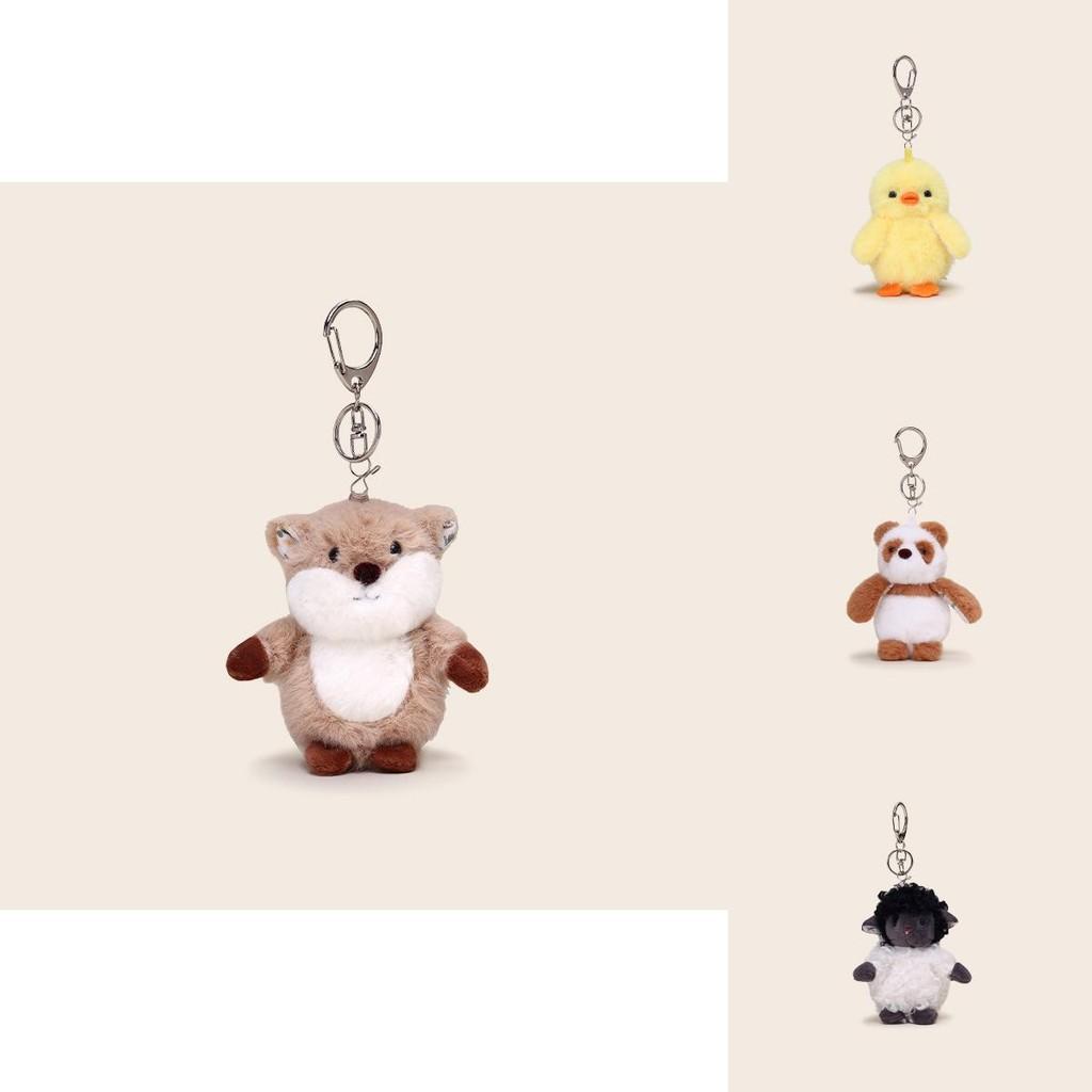 Выдра Пингвин Овца Медведь Плюшевый Брелок из Мягкого Материала для Подарка и Органайзер для Ключей