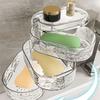 Мыльница на прочном клеевом креплении с регулируемым поддоном и присоской Держатель для мыла для домашнего декора Незаменимая вещь на кухне или в ванной