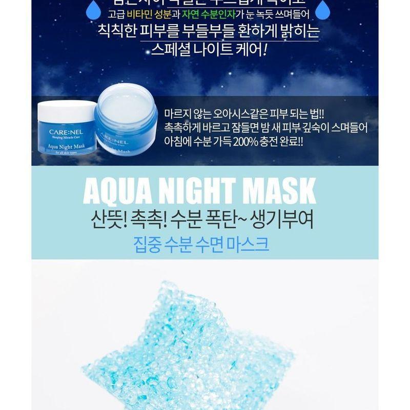 CARE:NEL - Набор из 3 ночных масок Aqua