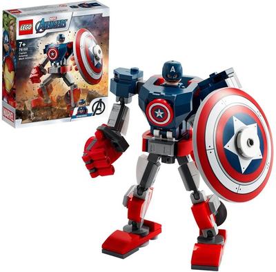 LEGO Marvel Avengers 76168 Бронированный мех Капитана Америки
