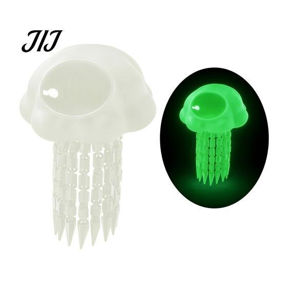 Reduce Aggression in Tank Aquarium Floating Jellyfish Hide, 3D Printed Fish Saltwater Accessories Hideout, Decorative Shelter Cave for Pleco