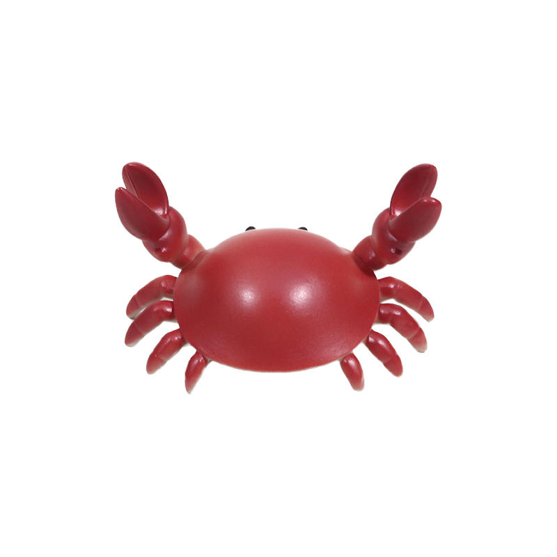 Creative Crab Weightlifting Pen Holder Creative Cute Crab Shelf Cellphone Storage Bracket Storage Rack Crab Model Desktop Ornament