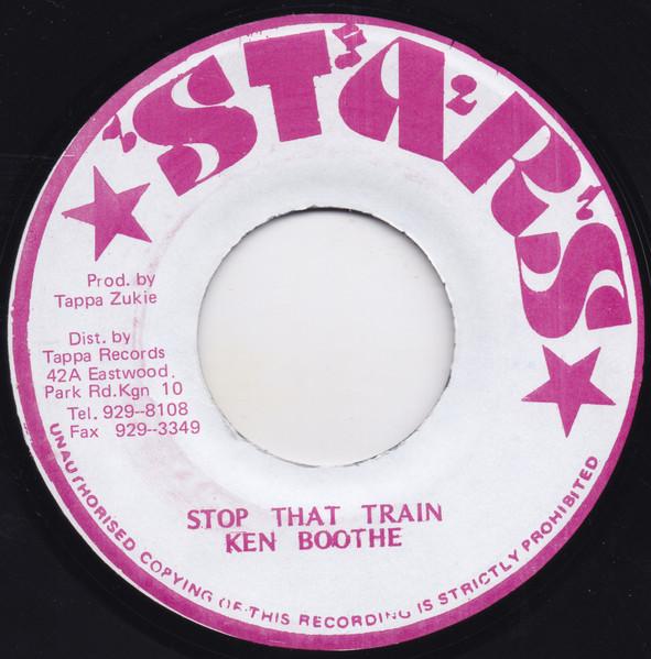 7-дюймовая пластинка KEN BOOTHE Stop That Train NONE Stars Ямайка Регги Ска Даб Б/у