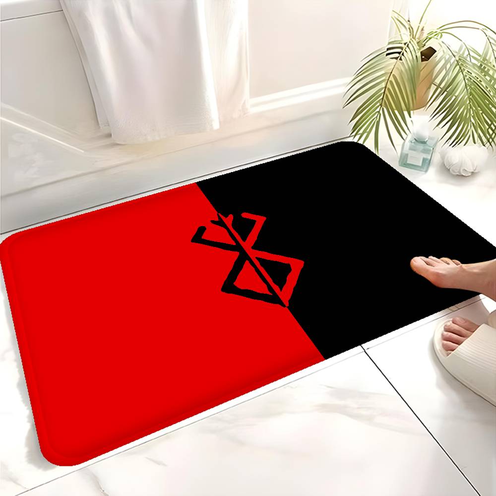Berserk Guts Anime Floor Mat Nordic Style Home Doormat Bathroom-Toilet Mats Bedroom Hotel Decor Mat