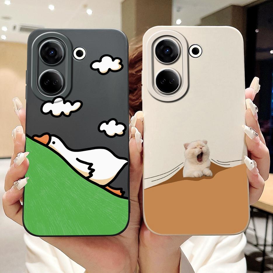 For Tecno Camon 20 Pro 5G Case CK8n Cute Animals Cartoon Cover Soft TPU Phone Case For Tecno Camon 20 Premier Camon20 Pro Bumper