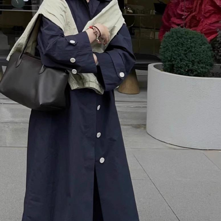 Сумка-тоут из натуральной кожи The Row Terrace большой емкости