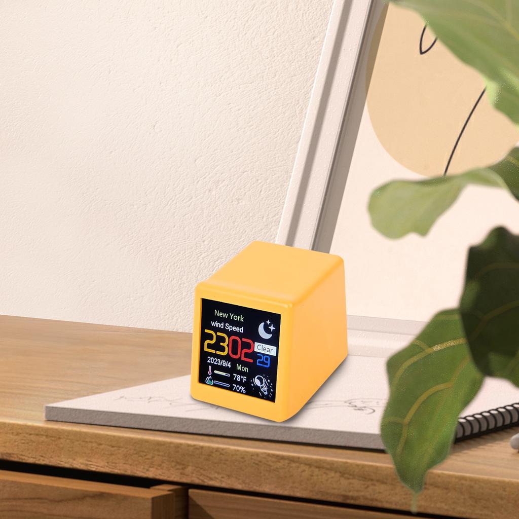 Станция WIFI Умный Настольный Электронные Часы Погода Маленький Телевизор Цифровые Украшения