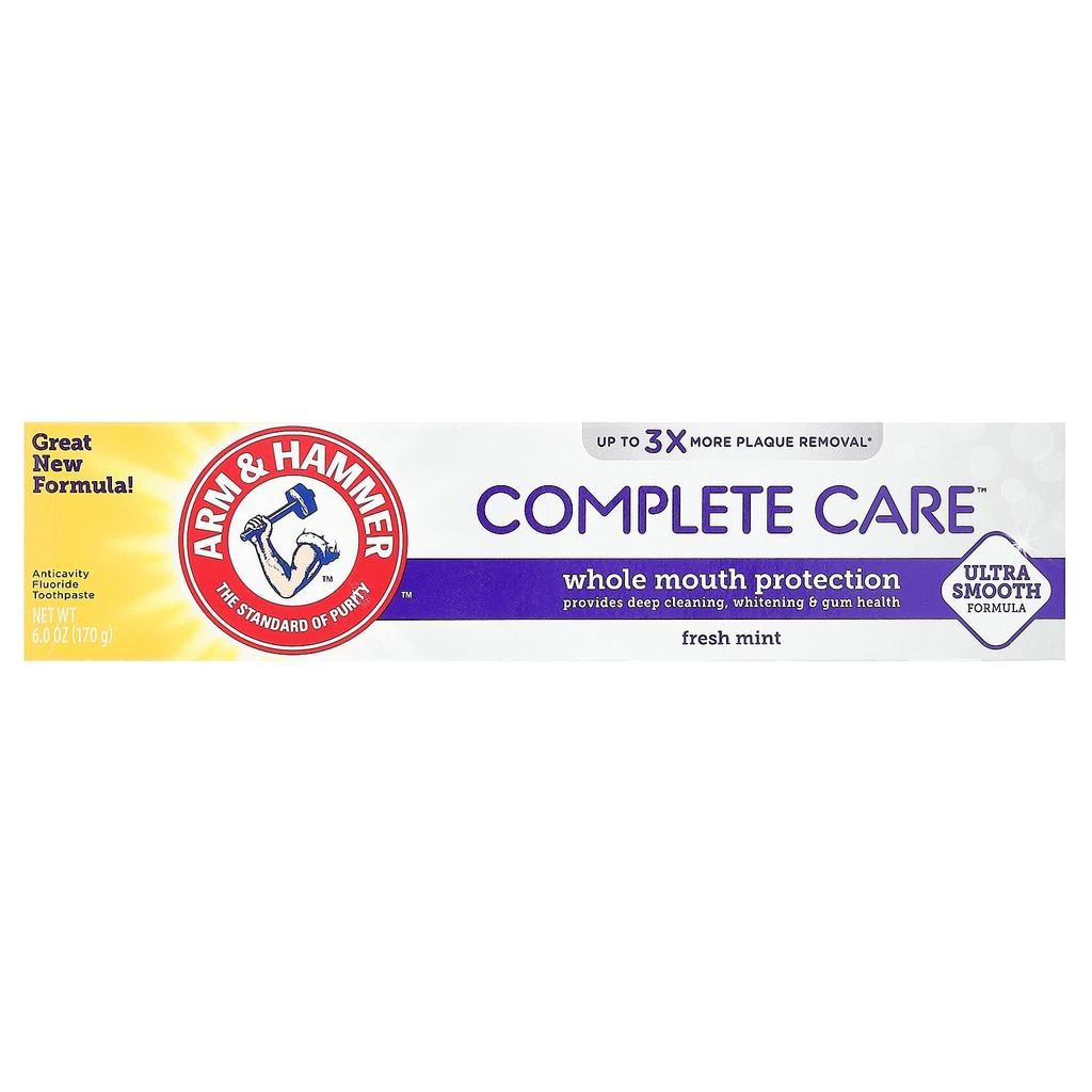 Arm & Hammer CompleteCare, Зубная паста с фтором против кариеса, свежая мята, 6 унций (170 г)