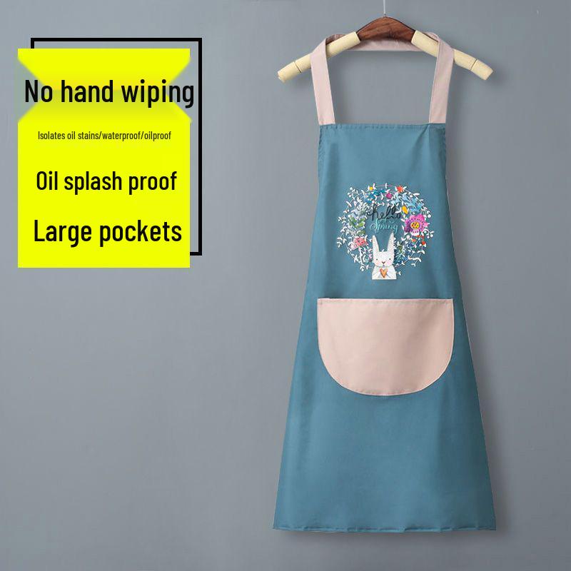 Women's Waterproof Stain-Resistant Fashion Apron for Home and Kitchen Cooking