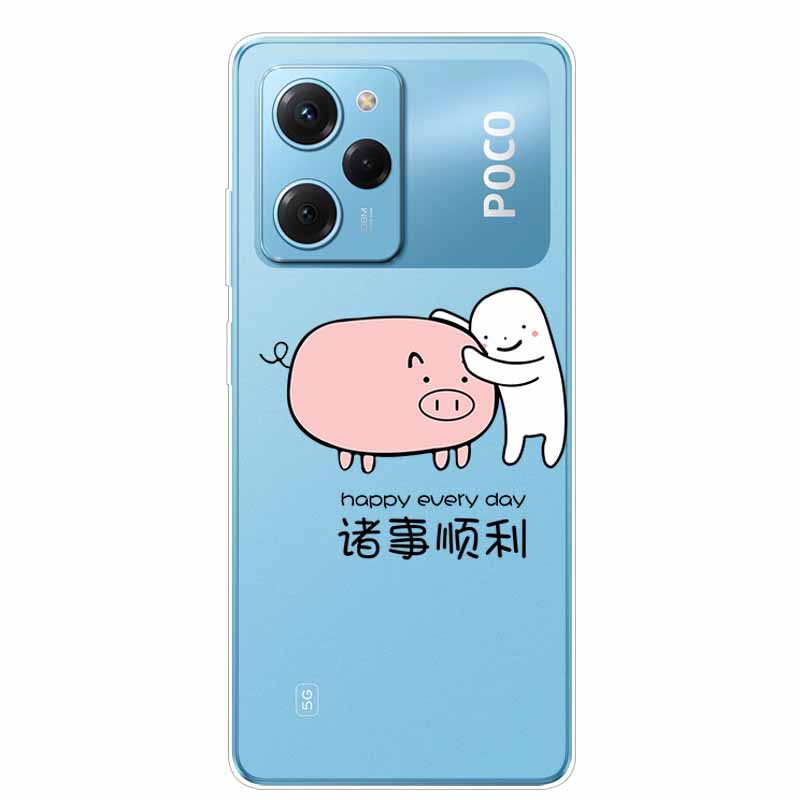 Для POCO X5 Pro 5G Чехол Прозрачный ТПУ Силикон Мягкие Чехлы для Телефона для Xiaomi Poco X5 5G Чехлы Poco X 5 Pro Прозрачные Capas PocoX5