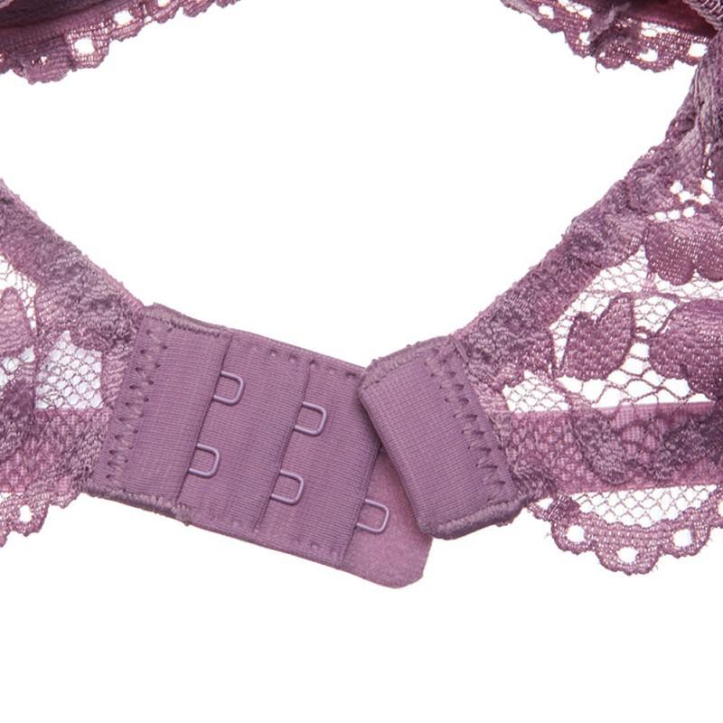 Женщины Push Up Мягкий бюстгальтер с вышивкой Кружевное нижнее белье