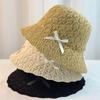 Bow Girl Sweet Cute Bucket Hat Spring and Summer Travel Seaside Sunscreen Hat Basin Hat