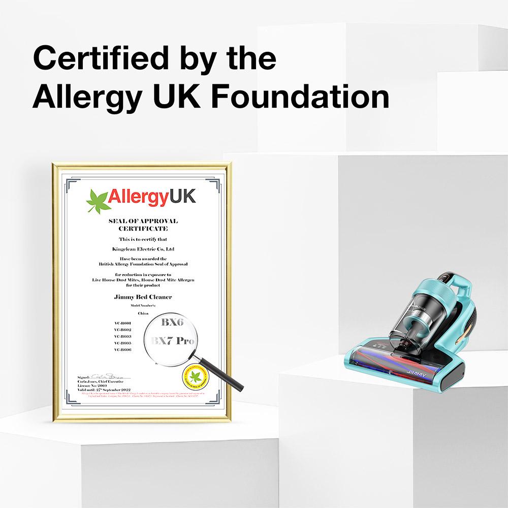 Пылесос Jimmy BX7 Pro против клещей, 700 Вт, светодиодный дисплей, интеллектуальное распознавание пыли и ультразвук