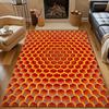 1PC Hexagonal Honeycomb Pattern Carpet for Bedroom Living Room Bedside Sofa Floor Mat Modern Home Decor Rug Next Day Shipping