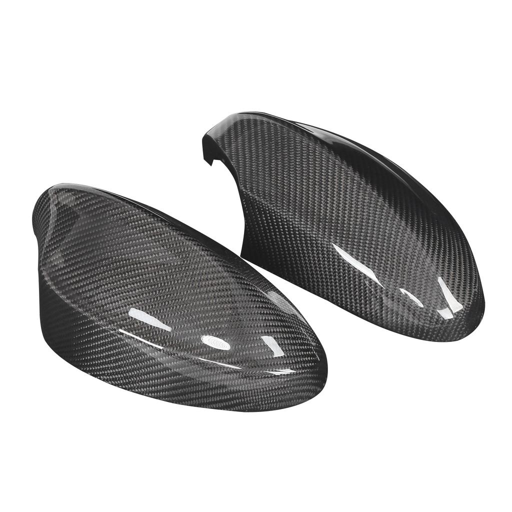 Pair of Rearview Side Mirror Cover Cap Carbon Fiber Replacement for 3 Series E90 PreLCI 20052008