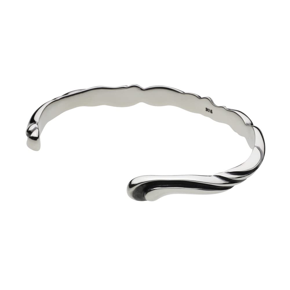 Браслет-свиток из серебра 925 пробы fb0123 15 см [Figmart] [Серебряный аксессуар]