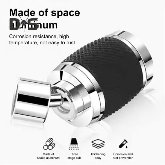 Удлинитель для смесителя с поворотом на 360 градусов и регулируемыми режимами потока воды, аэратор для кухонного смесителя с защитой от брызг