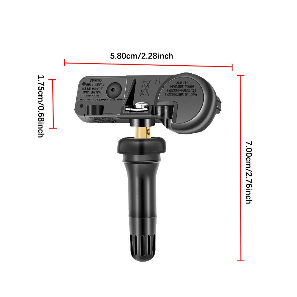 Датчик давления в шинах автомобиля Внутренние датчики 315 МГц LEEPEE TPMS Датчик Замена Система контроля давления в шинах