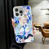 Аниме Кавайная Девушка Инста-Стиль Мягкий Чехол для Телефона для iPhone 15 16 17 Pro Max 17Air 16E 14 Plus 13 12 Mini Ударопрочный Чехол Задняя Панель