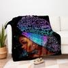 "Black Excellence: Empowering Women with Style and Strength"Blanket Flannel Throw Blanket for Sofa, Bed, Travel, Camping, Office, Couch, Cha