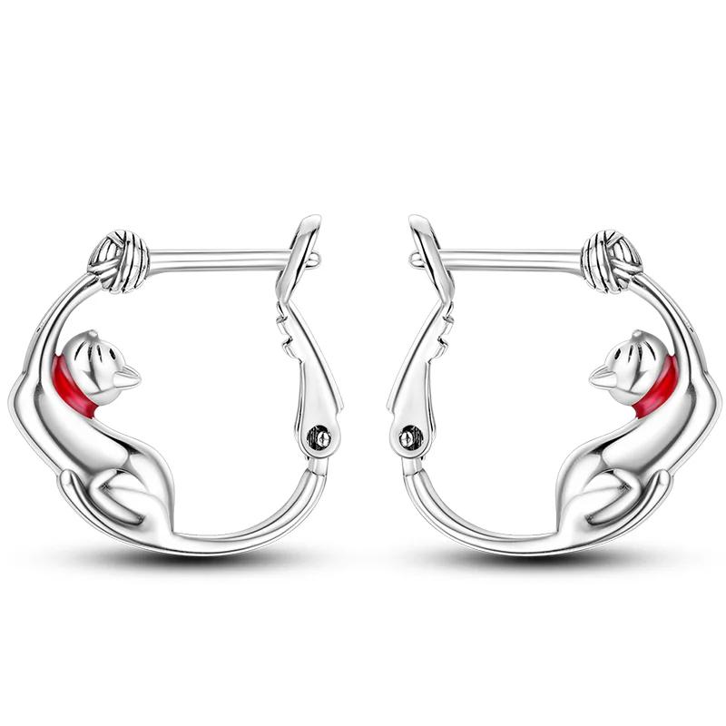 Sales100% S925 Стерлингового Серебра Звезда Луна В Форме Сердца Женские Серьги Подходят Оригинальные Серьги Свадебные Изящные Ювелирные Изделия Подарки