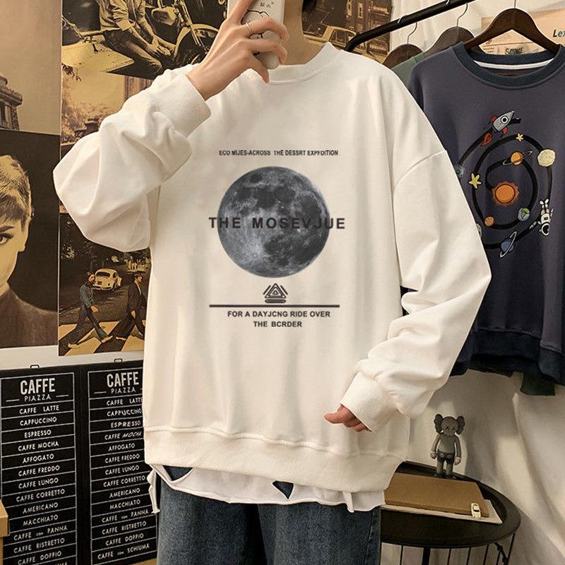 Men's 2023 Trendy Long-Sleeve Thin Sweatshirt: Spring & Autumn Inner Wear