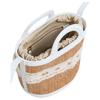 Marni Tropicalia Woven Straw Adjustable Shoulder Strap Nylon Bucket Bag Small Women bags White Beige SCMP0056L5P7945ZO822