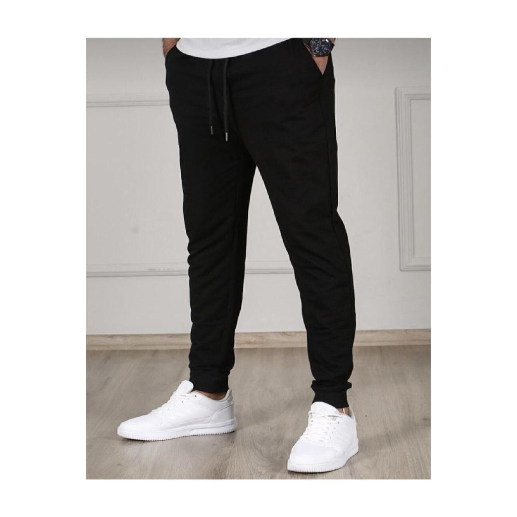 Черные спортивные штаны узкого кроя для джоггеров