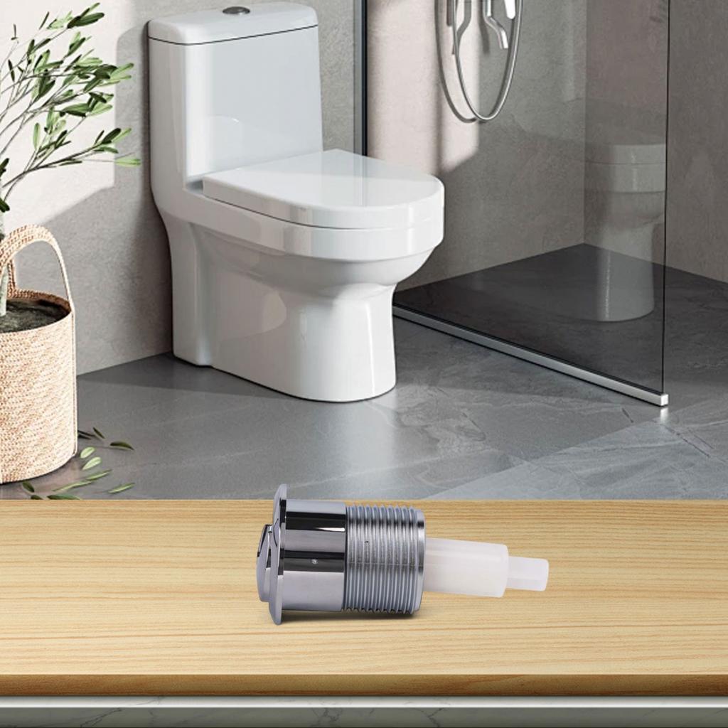 For Siamp For Skipper 45 Dual Flush Toilet Button Chrome Cistern Push Button