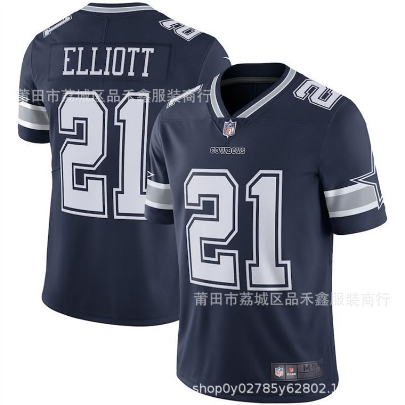 Dallas Cowboys NFL Football Jersey Men Women Kids Cotton Team Sport Uniform 15 Dak Prescott 21 Ezekiel Elliott