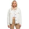 Veste En Jean À Col Sherpa Oversize Femme Urban Classics GT - Blanc Cassé - 2XL