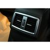 Air Outlet Vent Frame Cover Matte Silver 2016- For BMW X1 F48 Car Rear Seat