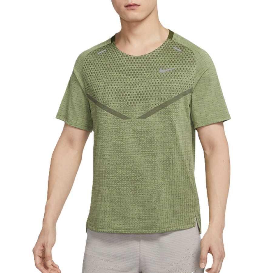 Nike Мужская футболка AS M NK DFADV TECHKNIT ULTRA S Зеленая DM4754-326