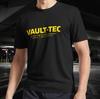 Vault-Tec Ad [clean Yellow] Active T-Shirt Funny Size S To 5XL