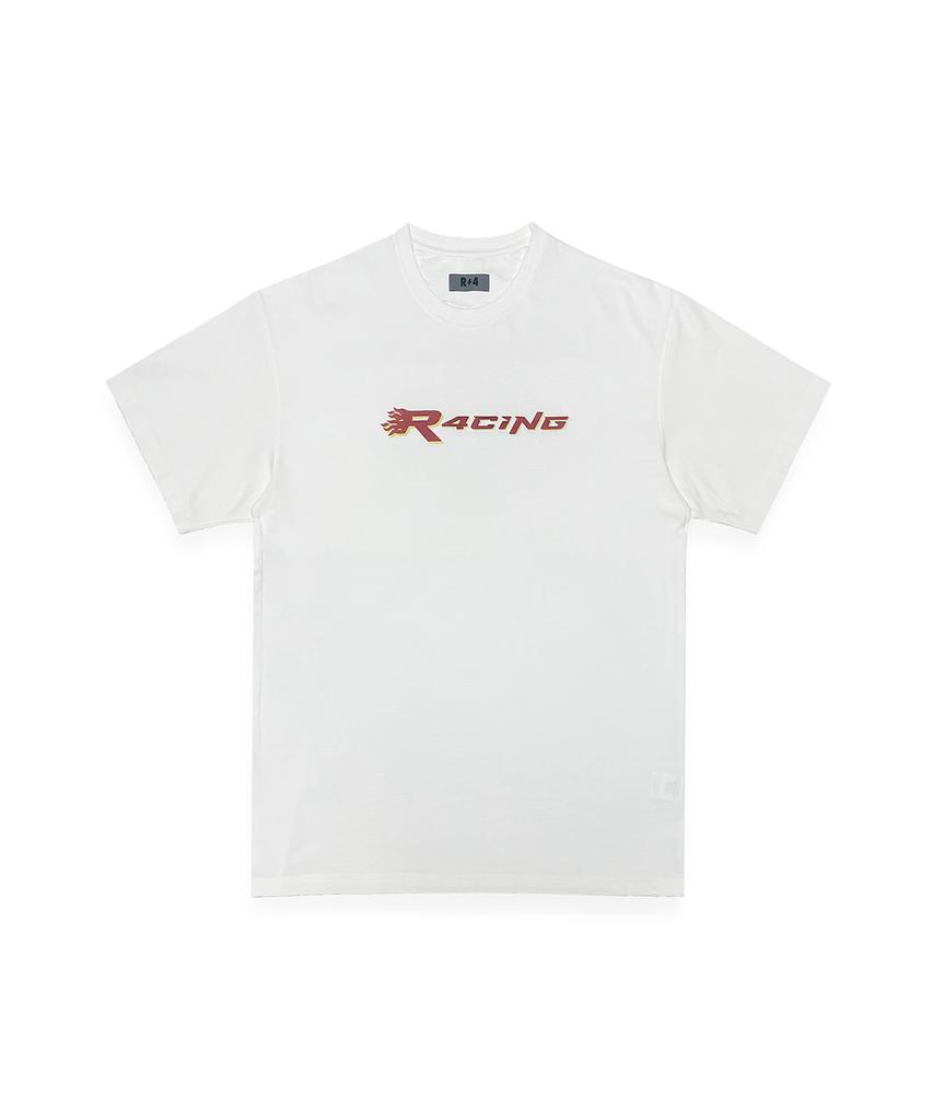 R-4 R-0017 / R4Cing Washed Short Tee (White)