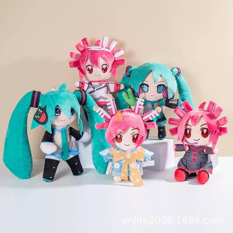Kasane Teto Hatsune Miku Fufu Plush Doll Fuwafuwa Anime Kawaii Cute Cool Toys Dolls Plush Room Car Desk Decor Birthday Gift