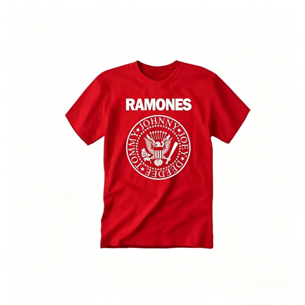 Летняя футболка Punk Rock Band The Ramones для взрослых, мужская и женская одежда