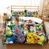 3D Цифровая печать Пододеяльник, Наволочка, Постельное белье, Мультяшный набор из трех предметов, Домашний текстиль Набор из четырех предметов