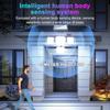 Outdoor Solar Wall Lamp Outdoor Human Body Sensor Lamp Intelligent Light Control Outdoor Garden