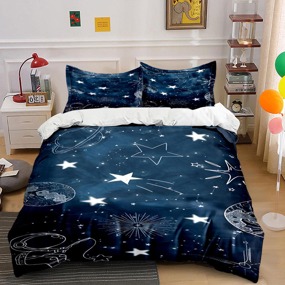 Golden celestial wonders. Bedding sets Duvet covers Pillowcases(1* Duvet Cover 2* Pillowcases without duvet insert)
